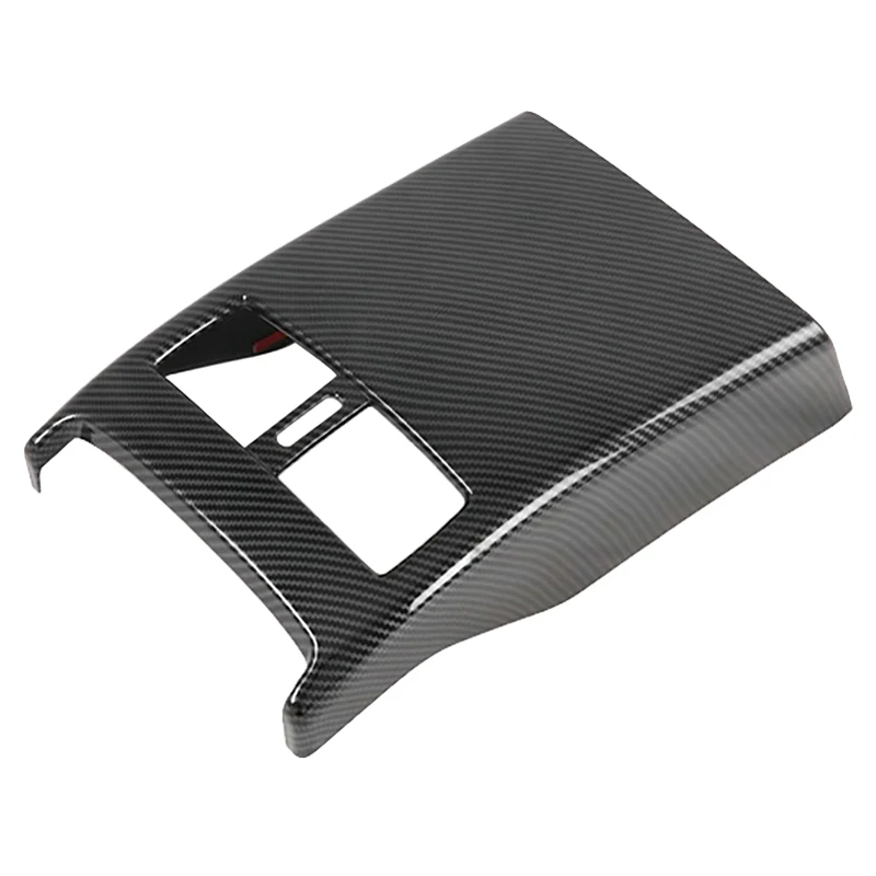 

Carbon Fiber Rear Armrest Air Condition Vent Outlet Frame Cover Trim for Mazda CX-30 CX30 2020 Car