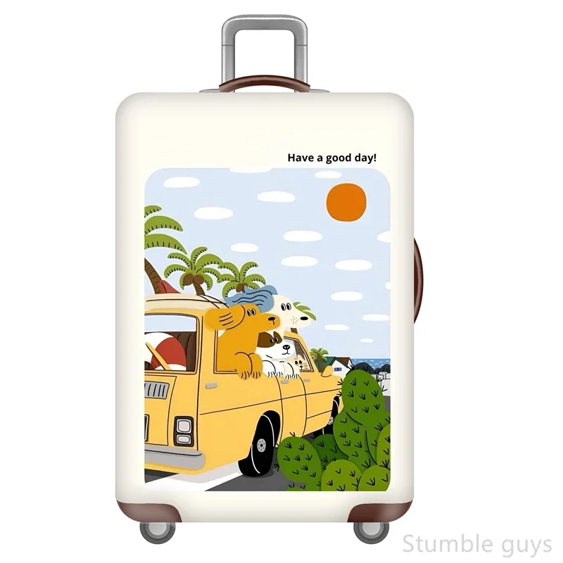 

Премиальный эластичный защитный чехол для багажа: пылезащитный, устойчивый к царапинам, надежный аксессуар для путешествий, подходит для авиаперелетов