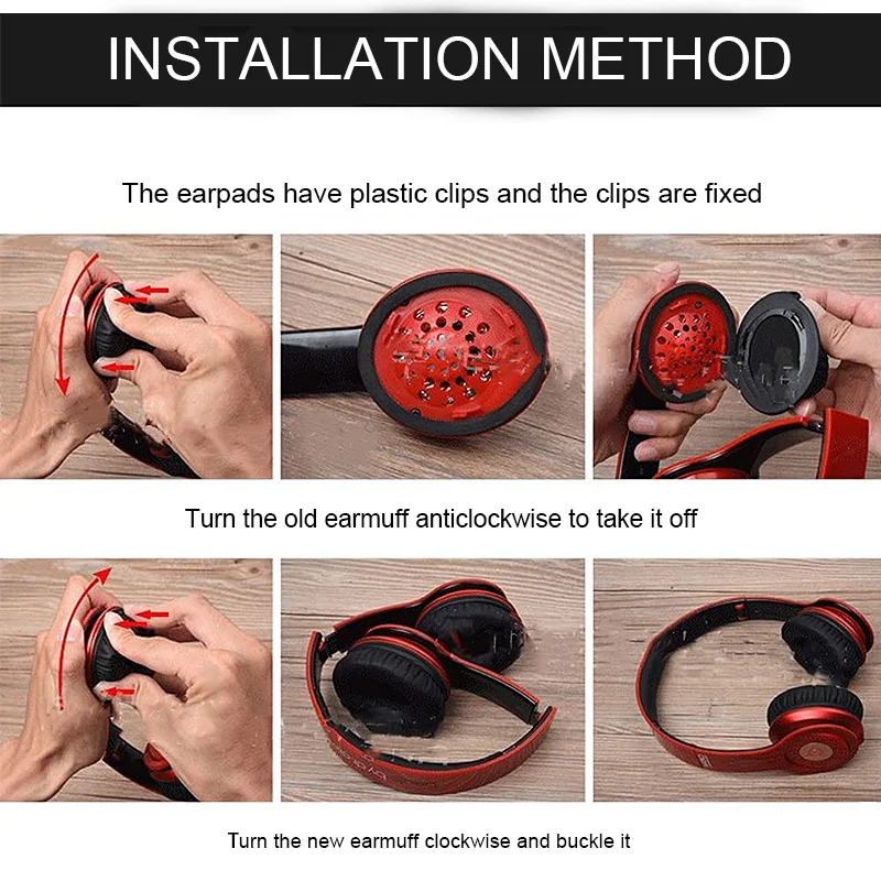 كوتو وسادات الأذن ل فاز سولو 1 استبدال بطانة للأذن سولو HD سماعة سلكية منصات وسادة الأذن إصلاح أجزاء