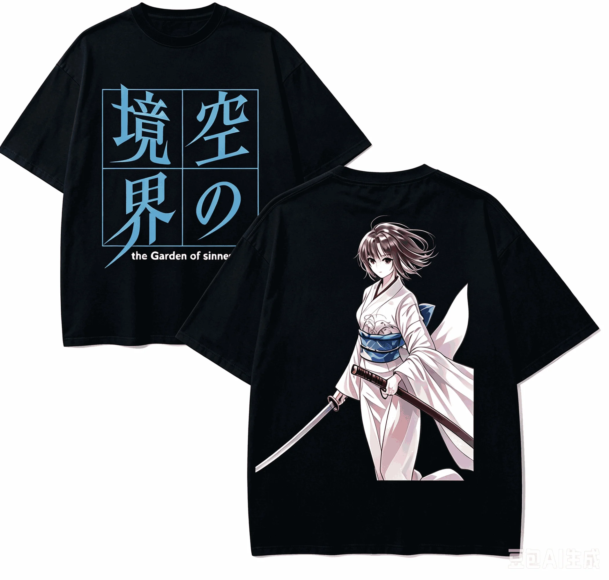 The Garden of Sinners Anime Lover T-shirt Harajuku Cotton New Model High Street Retro Fashion Oversized Unisex hot product soft