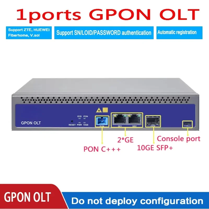 VSOL GPON OLT 1:128 Compatibile XPON ONU SNMP 1PORT FTTH Mini Telnet CLI WEB manage function Single Port  vsol