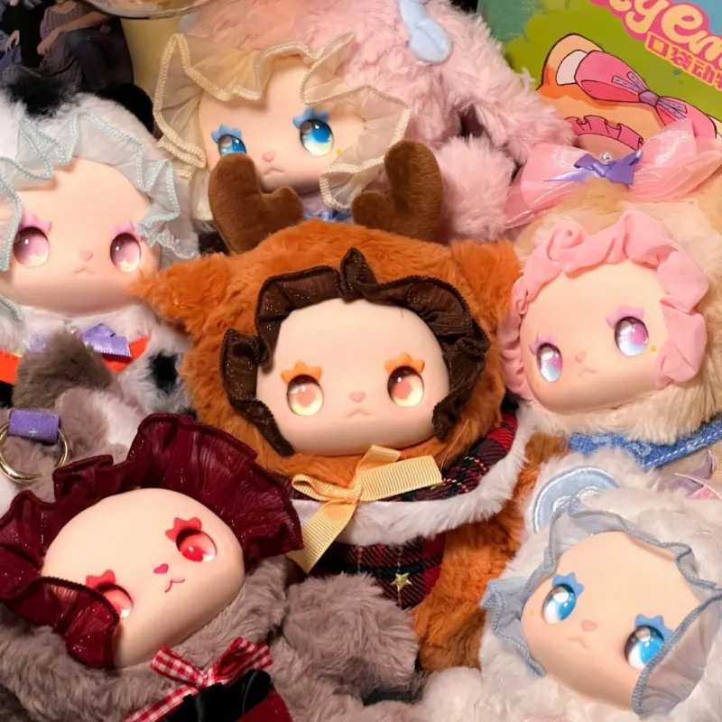 

Genuine Emma Pocket Animal Series 1 Generation Blind Box Anime Figures Mystery Box Cotton Vinyl Doll Collection Doll Xmas Gift