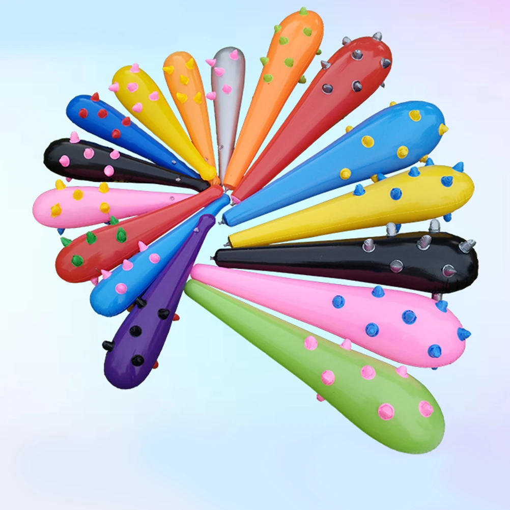 

8Pcs 55Cm Inflatable Hammers Festive Inflatable Mace Clappers Creative Cheerleading Toys For Kids Party Supplies