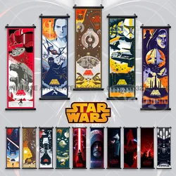 Star Wars Return of the Jedi Poster Luke Skywalker Home Decor Hang Painting General Leia Organa Scroll Picture Ben Solo Wall Art