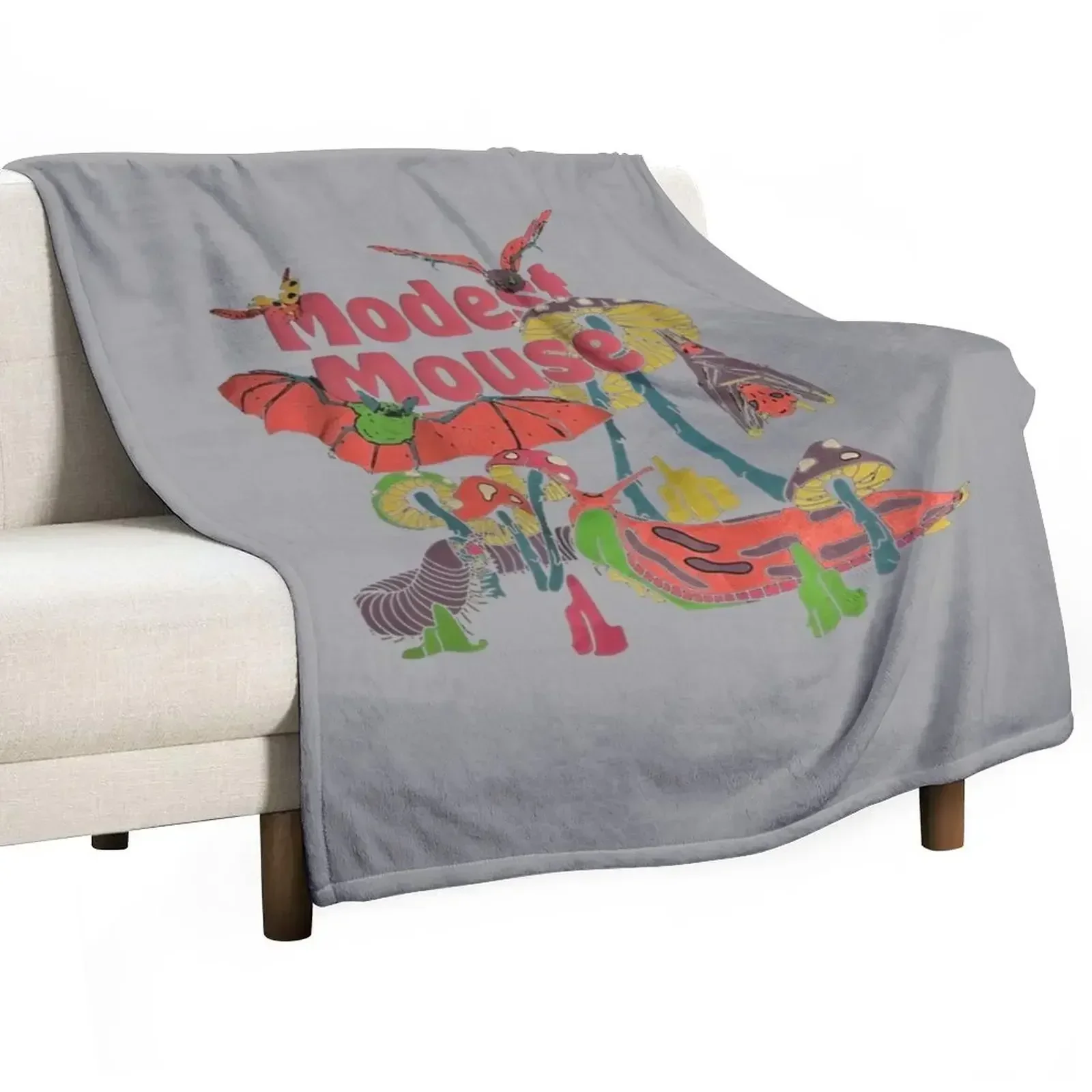 Modest Mouse Band Throw Blanket Tourist halloween Blankets