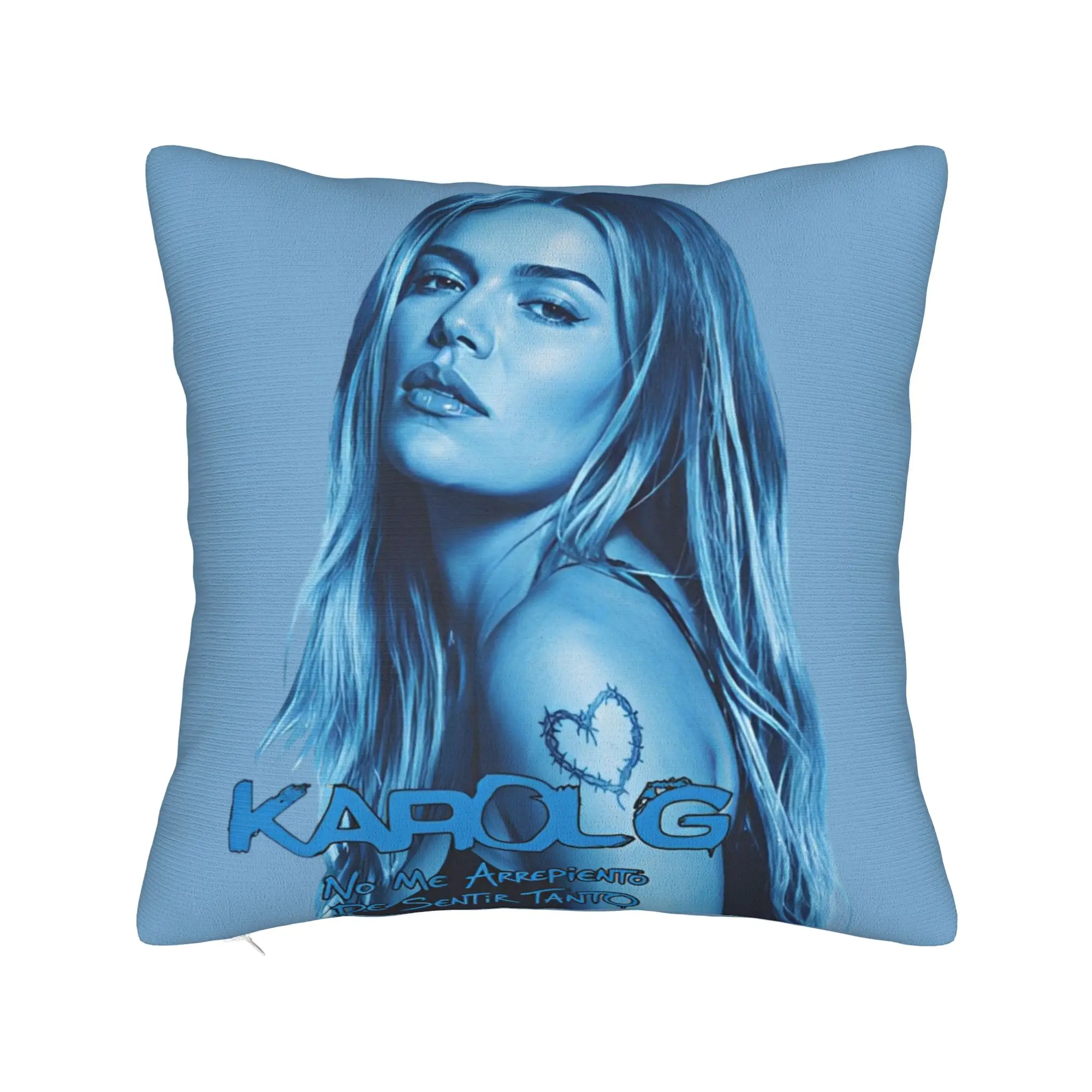 Bedroom Decoration No Me Arrepiento De Sentir Tanto Karols G NMADST  Pillowcase Accessories  Pillow Covers Square Multi-Size