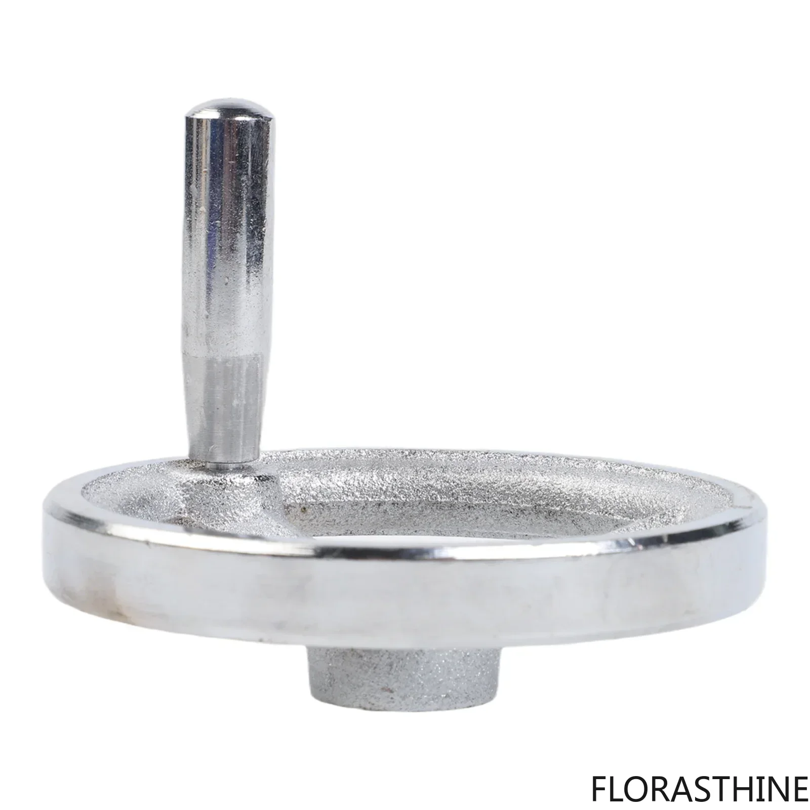 Rotary Handwheel 100mm 394 Inch Chrome Plated Cast Iron Tools Machine Such as for Milling Machines and Lathes