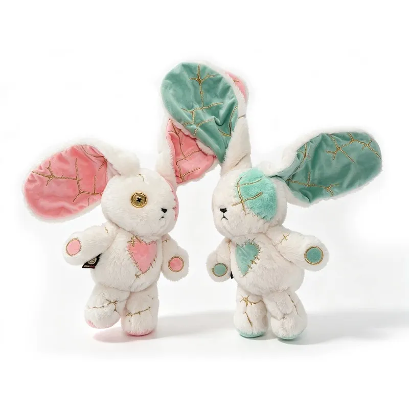 Plushie Dreadfuls GoldenCrack Kintsugi Love Bunny Plush Doll Soft Healing Stuffed Toy Home Ornament Gift  Adult Female Collector