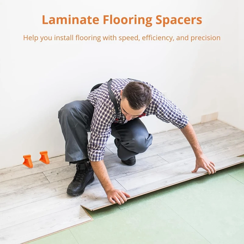 ABJI-Flooring Spacers, ชุดเครื่องมือพื้นลามิเนต, เครื่องมือติดตั้งพื้นสําหรับไม้, ไม้เนื้อแข็ง, LVT, แผงพื้นย่อย