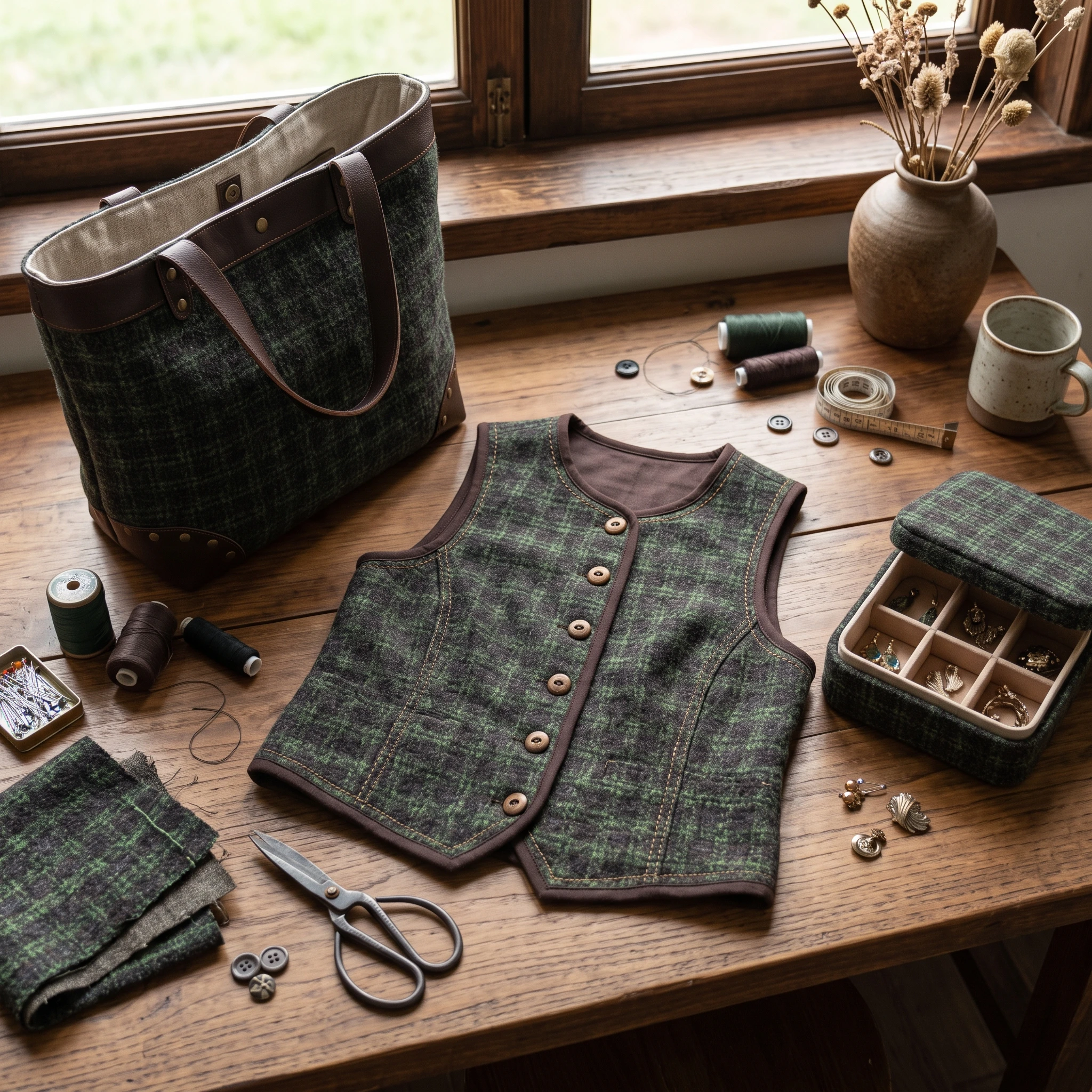 Slow Craft Retro Bosgroene Rui - Home Textiles Premium recensie en prijs