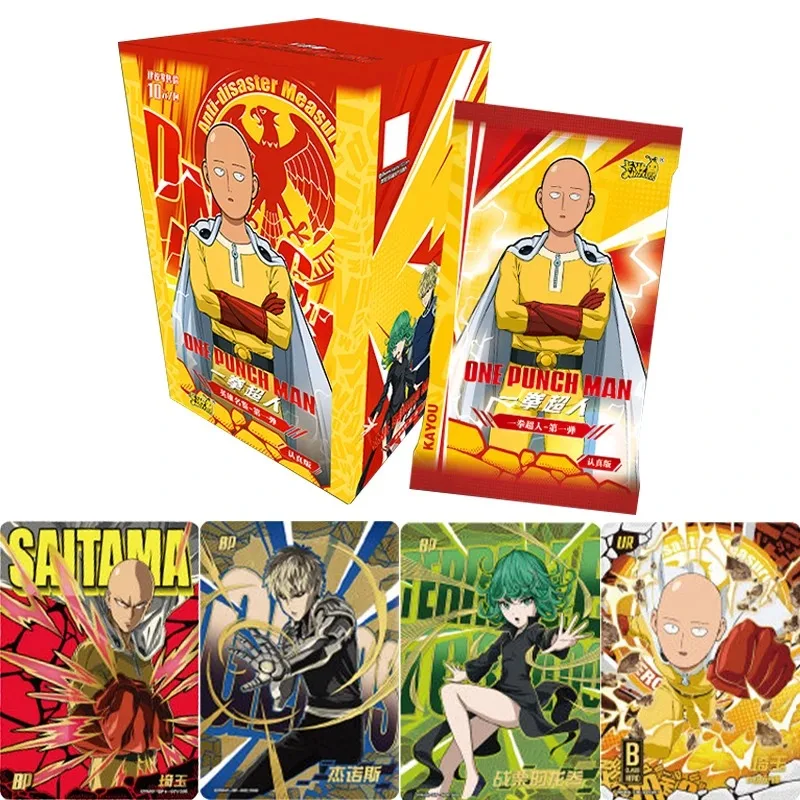 

KAYOU New Original One Punch Man Card Hero Namebook Serious Version BP Saitama Genos Anime Battle Collection Cards Kids Toy Gift