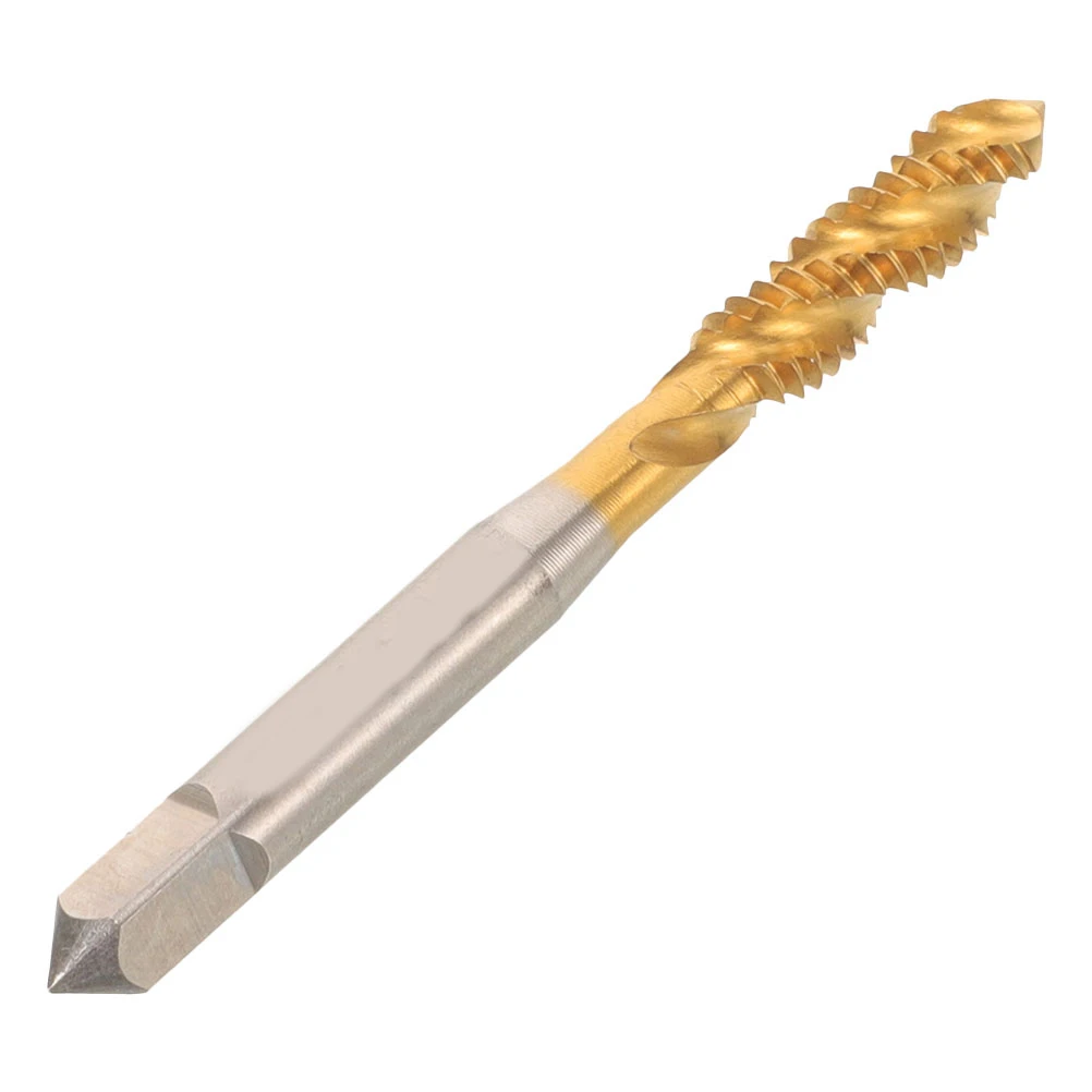 

High Speed Steel 1 4 20 Screw Spiral Point Thread Repair Tap Golden Flute Machine Accuracy Efficient Threading