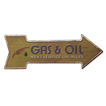 酒吧餐廳啤酒出口鐵皮招牌不規則箭頭金屬牌匾牆面裝飾車庫酒吧餐廳掛牌招牌 16x45厘米 10 最佳銷售 啤酒招牌 - №7