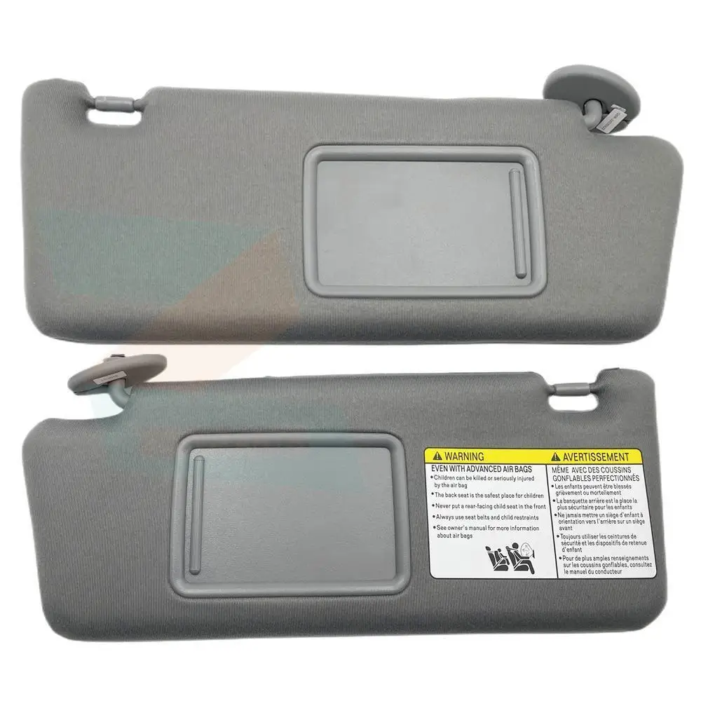 

For 2005-2015 Toyota Tacoma Sun Visor LH Driver & RH Passenger Side Gray 1 Pair