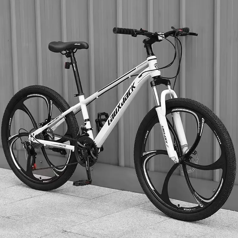Mountain bikes for adult leisure men's and women's variable speed off-road dual disc brakes with shock absorption student road