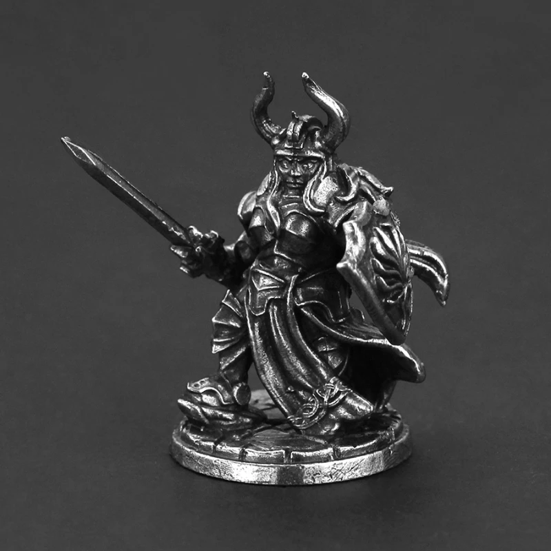 Metall Zwerg Armee Soldat statische Ornament Zubehör Modell Spielzeug Brettspiel Schachfiguren Serie Desktop-Action figuren Modell Geschenk