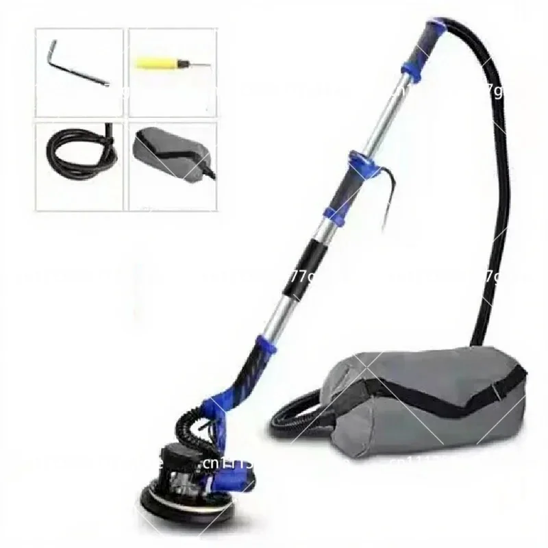 1380W Adjustable Speed Drywall Sander 220V Double LED Wall Putty Polishing Grinding Machine