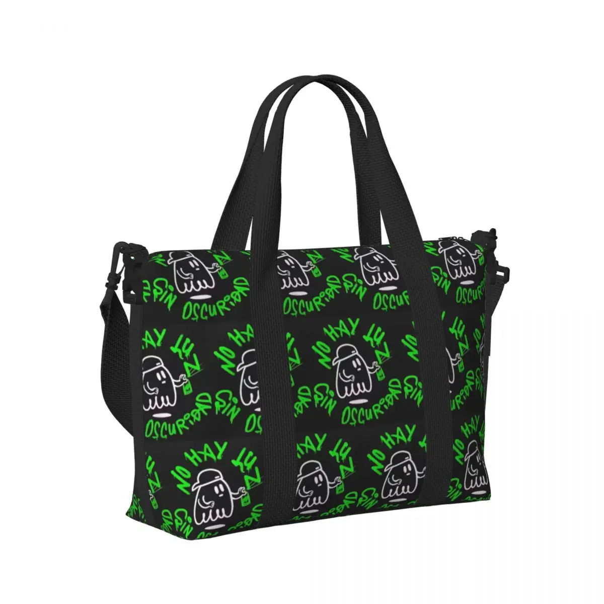 

Feid Ferxxo 90s Rapper Rap Music Beach Travel Bag Large Capacity Tote Bags for Gym Yoga Women Shopping Duffle Shoulder Bag