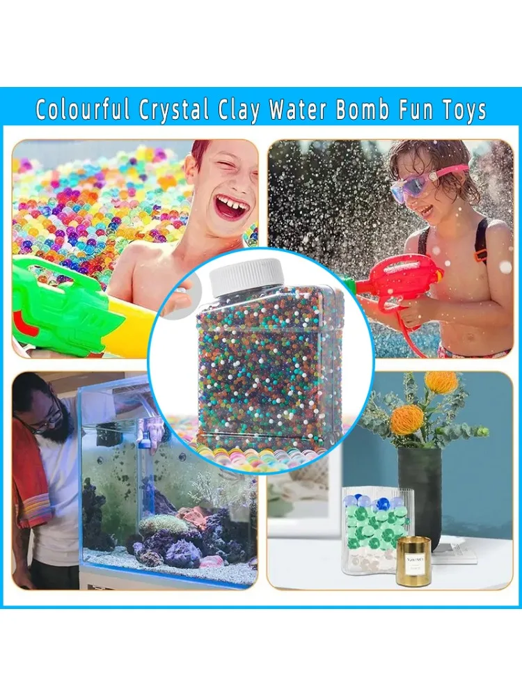 HOT100000 7-8mmブラスターおもちゃ銃、水弾ジェルガン弾薬、グロックピストルおもちゃ銃用水玉AK47