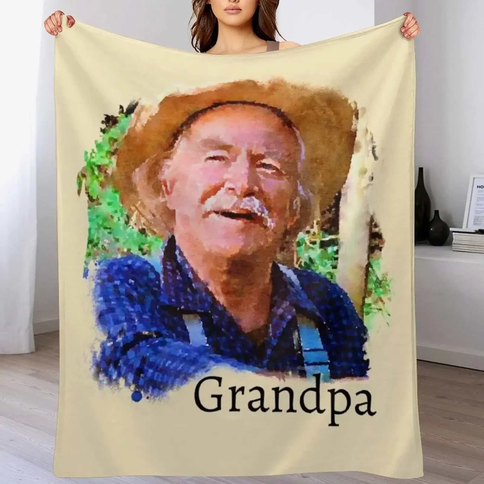 Grandpa The Waltons Throw Blanket Sofas wednesday Sofa Blankets