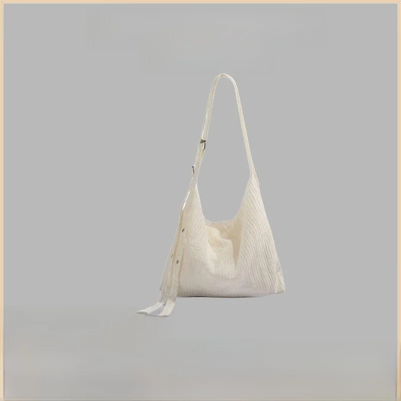 

ZAR FENDEN Large Capaci Canvas Tote Bag Women's Crossbody Bag 2024 New Sle Single oulder Bag for Students Class