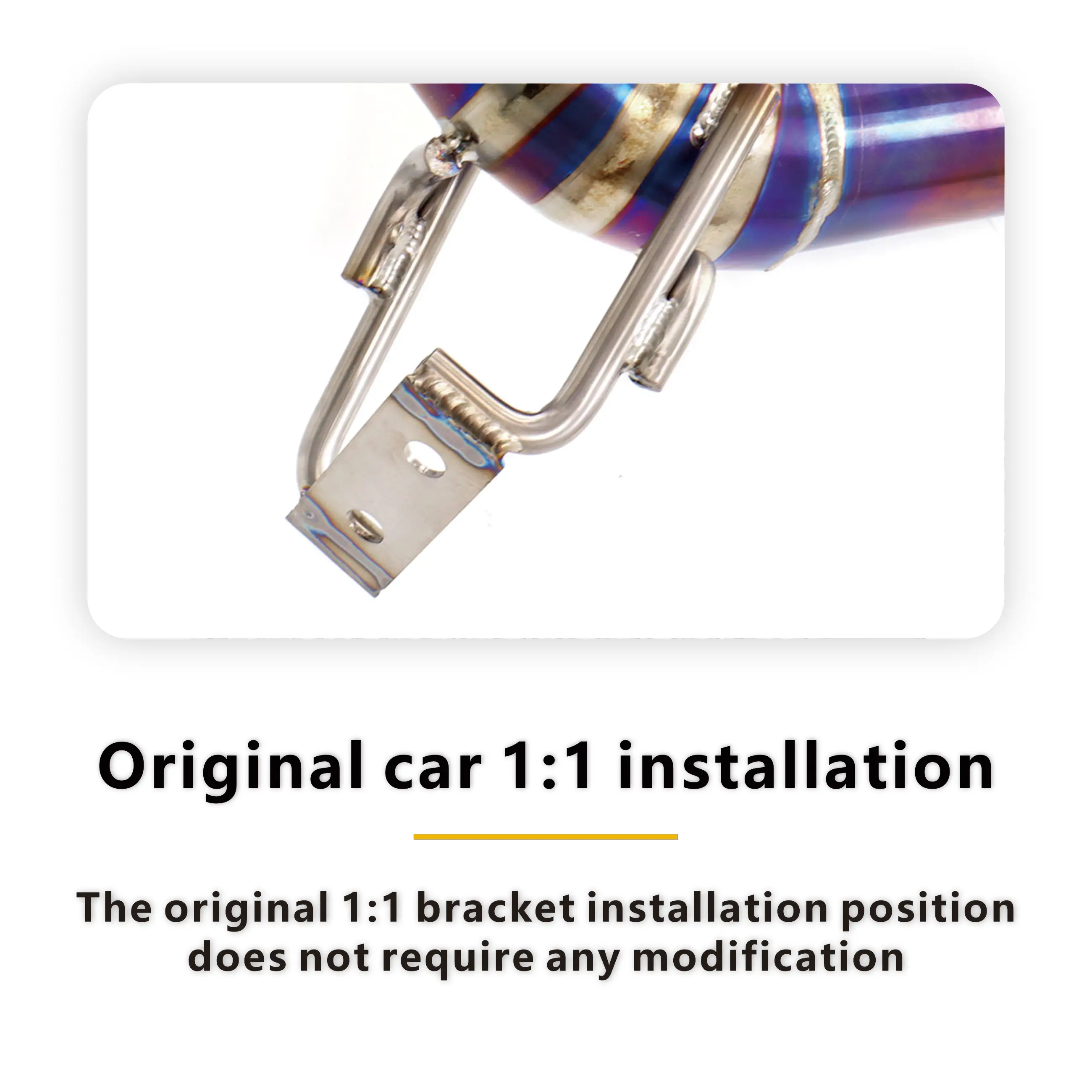 ท่อไอเสีย HMD สำหรับเฟอร์รารี่ 458 Ti แบบไม่มีวาล์ว เชื่อมด้วยมือแบบ TIG ปรับแต่งด้วยตัวเอง ประสิทธิภาพการไหลสูง