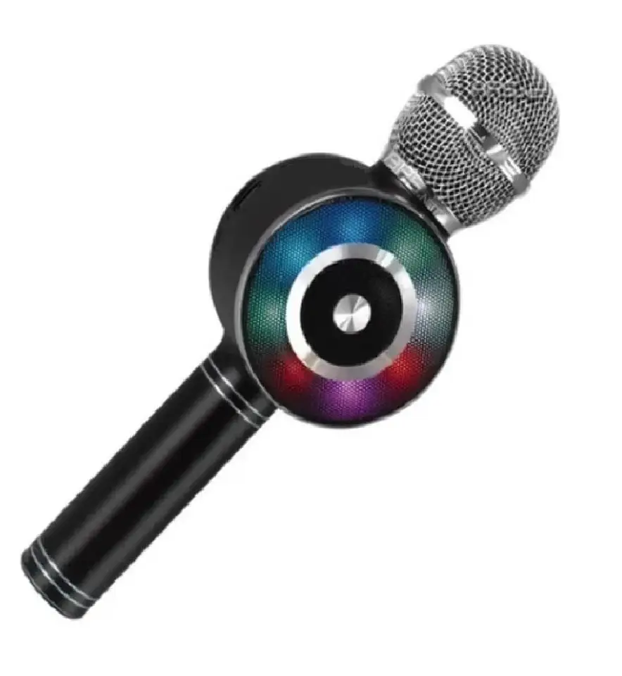 Bluetooth Sd Usb Microphone With 4 Voice Effects Ws-669 Black