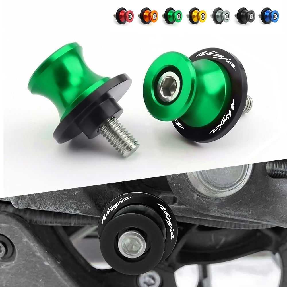 For Kawasaki Ninja 250 250Sl 2300 400 650 1000Sx Zx6r Zx10r Accessories Swingarm Spools Sliders Stand Screws Moto Parts