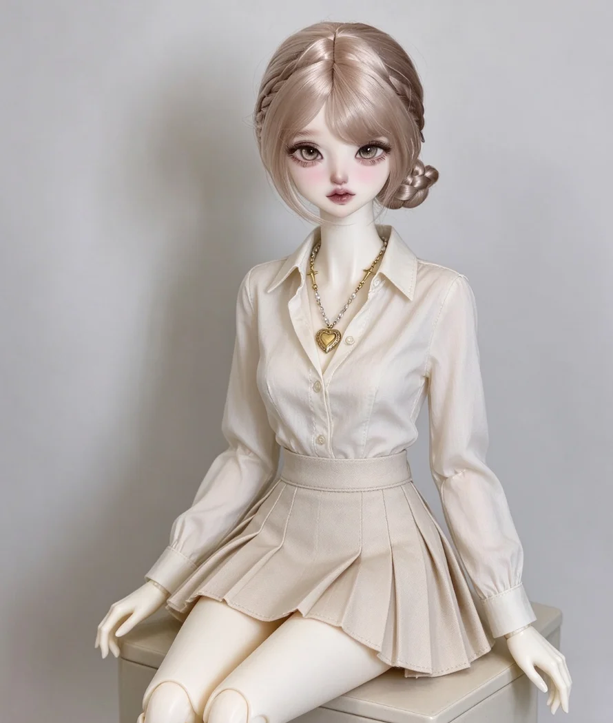 Wigs doll Wig BJD Accessories Doll Hair, Lovely 1/4 BJD Doll Hair 1 Piece Free Shipping