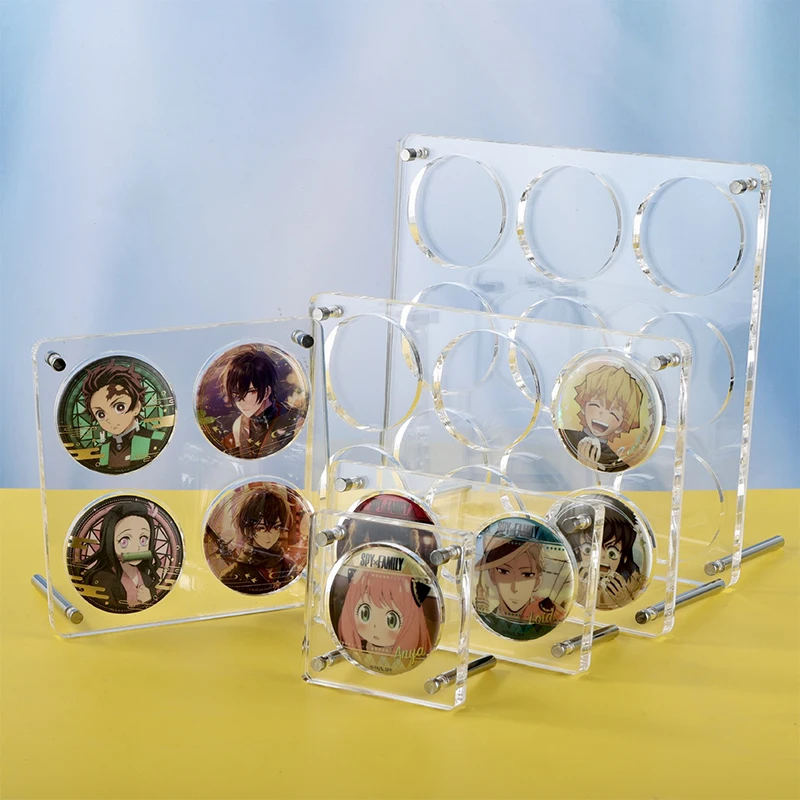 Badge Storage Holders Acrylic Trays For Display Stands Badge Storage Ornament Clear Stands