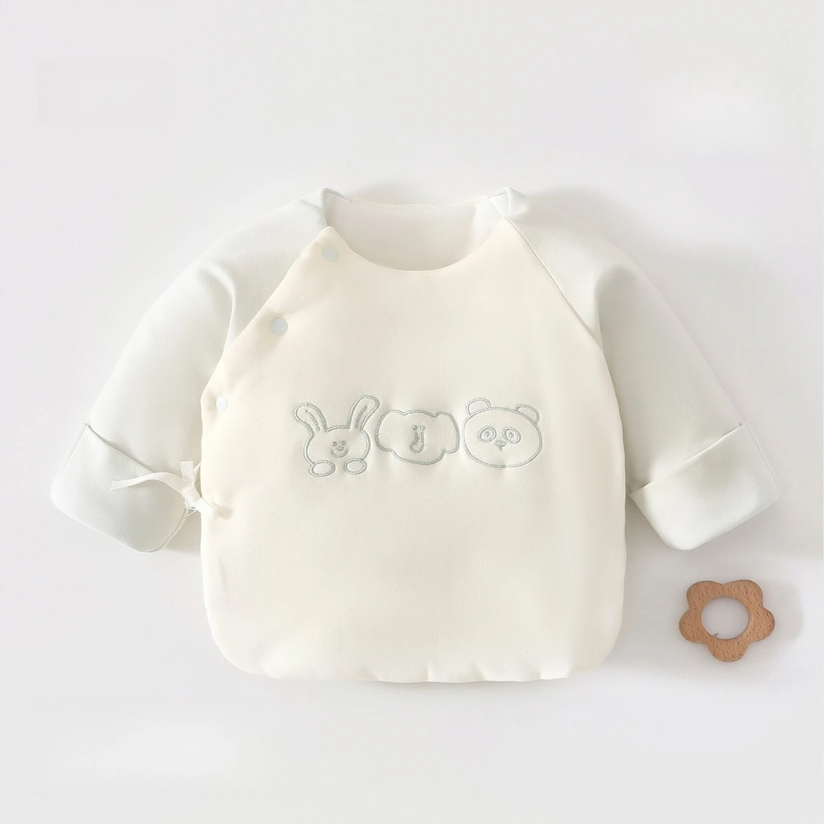 

Одежда с полуспинкой для новорожденных от 0 до 3 месяцев, хлопковая одежда для защиты живота для маленьких девочек и мальчиков, весенне-осенняя горячая распродажа, одежда с героями мультфильмов