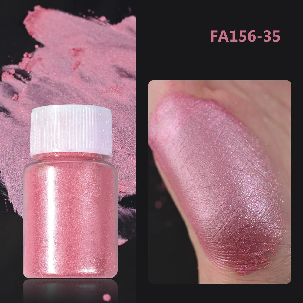 1Box Kirsche Rosa Chrom Perle Nagel Pulver Gradienten Spiegel Effekt Nail art Glitter Auroras Reiben Staub Nail art Dekoration 10g