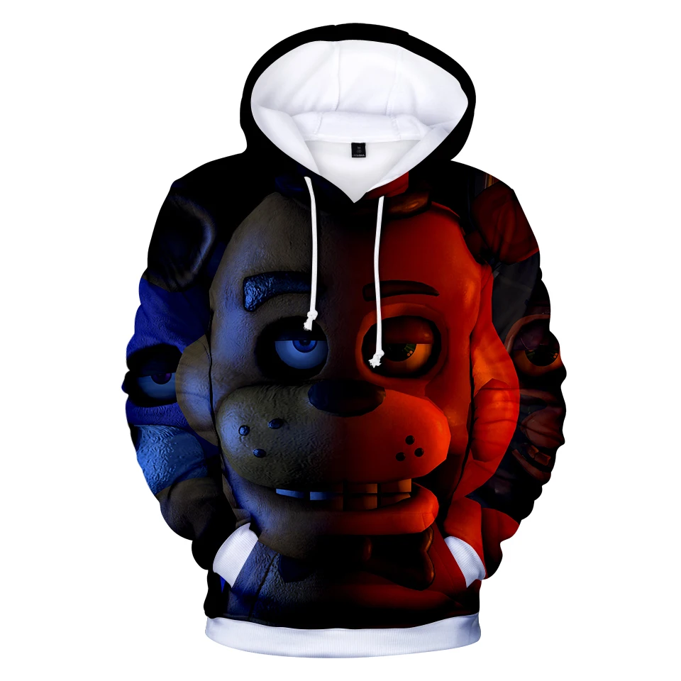 Autumn 3D Print Five Nights at FNAF Sweatshirt For Boys School Hoodies For FNAF Costume For Teens Sport Clothes Kids Tops Y2K