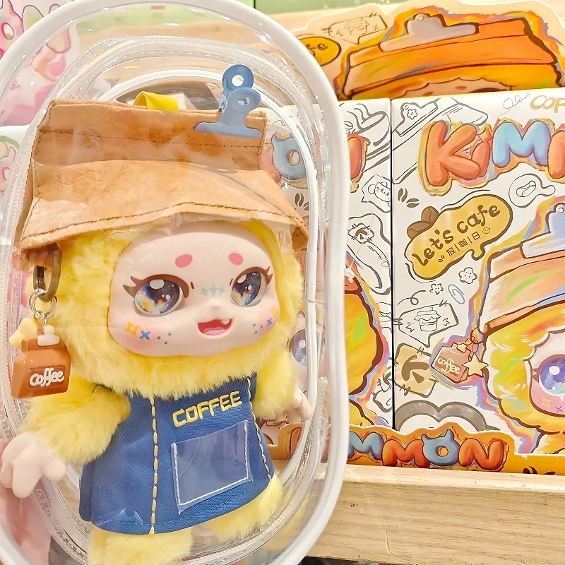 

В наличии Kimmon Dream Let'S Cafe - слепая коробка кофейного дня, милая плюшевая игрушка, подвеска, загадочные коробки, подарки на день рождения