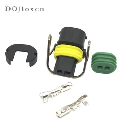 1 Set 2 Pin CAT E320 323 329 330C 330D 336D For Caterpillar Excavator Fuel Injector Plug C7C9 Fuel Injector Connector