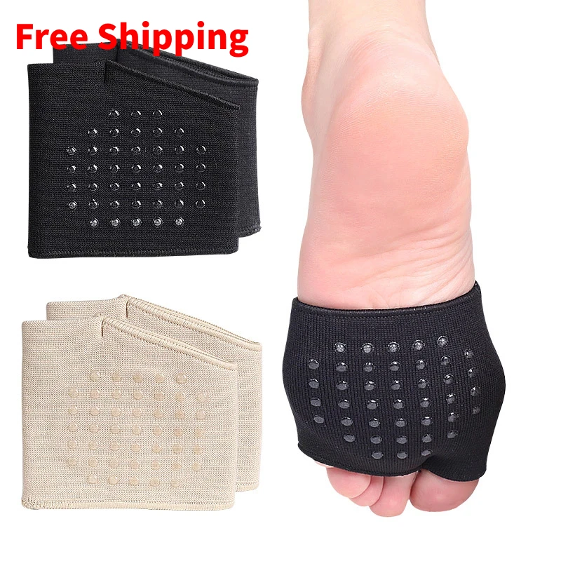 5Pairs Forefoot Socks Metatarsal Pads Toe Separators Pain Relief Insole Bunion Orthotics Hallux Valgus Corrector Feet Care