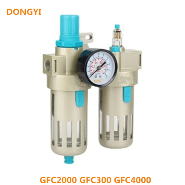 

High Quality Oil Filter Regulator Trap Pneumatic Water Separator Pressure Manual Drainage GFC2000 GFC300 GFC4000
