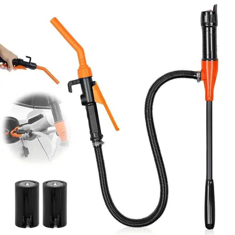 

Портативный электрический топливный насос - перекачка воды и бензина, дизельного топлива, силовой сифонный экстрактор жидкости - легкий, подвесной дизайн