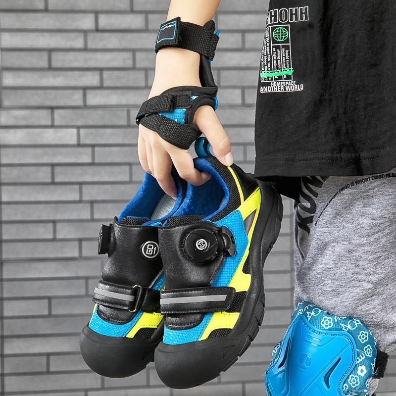 

Outdoor Children's Sports Shoes Skating Training Shoes Professional Motorcycle Bicycle Balance Bike Riding Shoes Rubber Soles