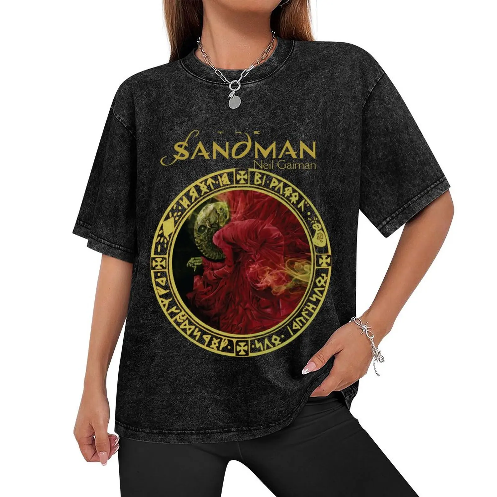 Sandman Neil Gaiman T-Shirt oversized t shirt fashion shirts luxury t-shirt hippie clothes workout shirts for men