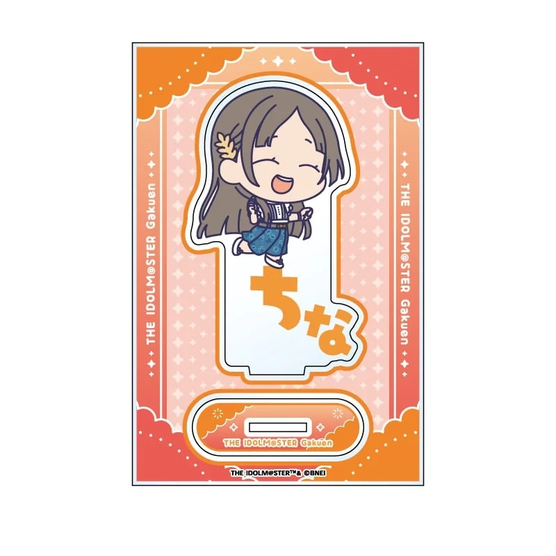 Gakuen IDOLM@STER ANIME 10CM Acrylic Stand figure Stand Plate Cosplay Prop Decor Cartoons present Friend Festivals Keychain