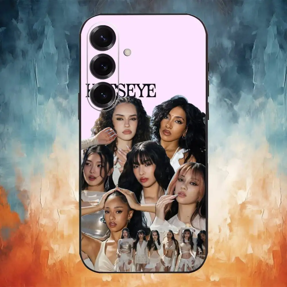 Hot Music K-KATSEYE Phone Case For Samsung Galaxy A73,A72,A71,A70,A53,A52,A51,Others Soft Black Cover #3