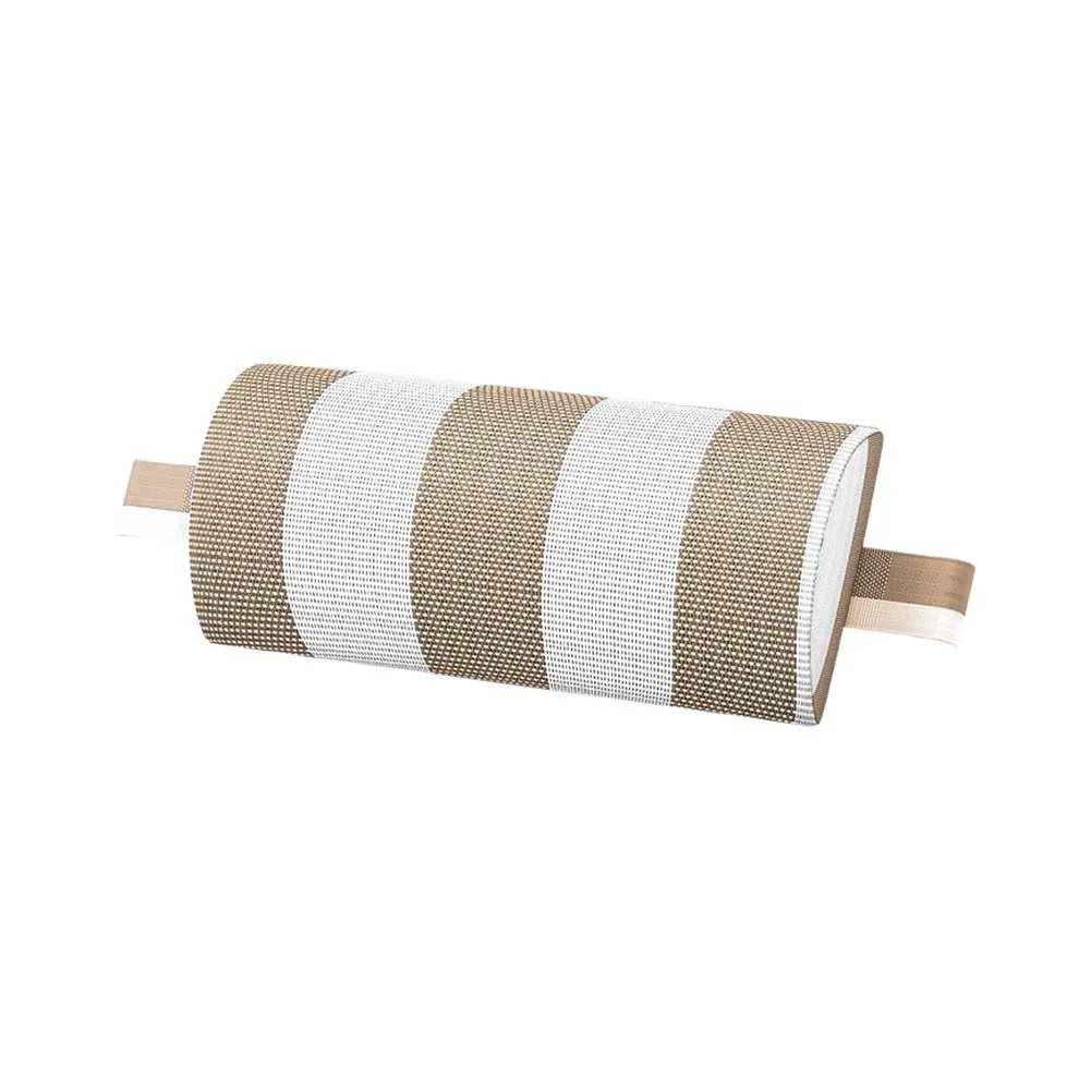 Washable Striped Headrest for Textilene For Garden Loungers Sun Chairs 35x15x5.5cm Breathable Elastic Secure Fit
