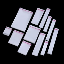 200Pcs Transparent Self-Adhesive Cellophane Bags for Jewelry Candy Cookie Packaging Small Items Storage Self-Sealing Pouches