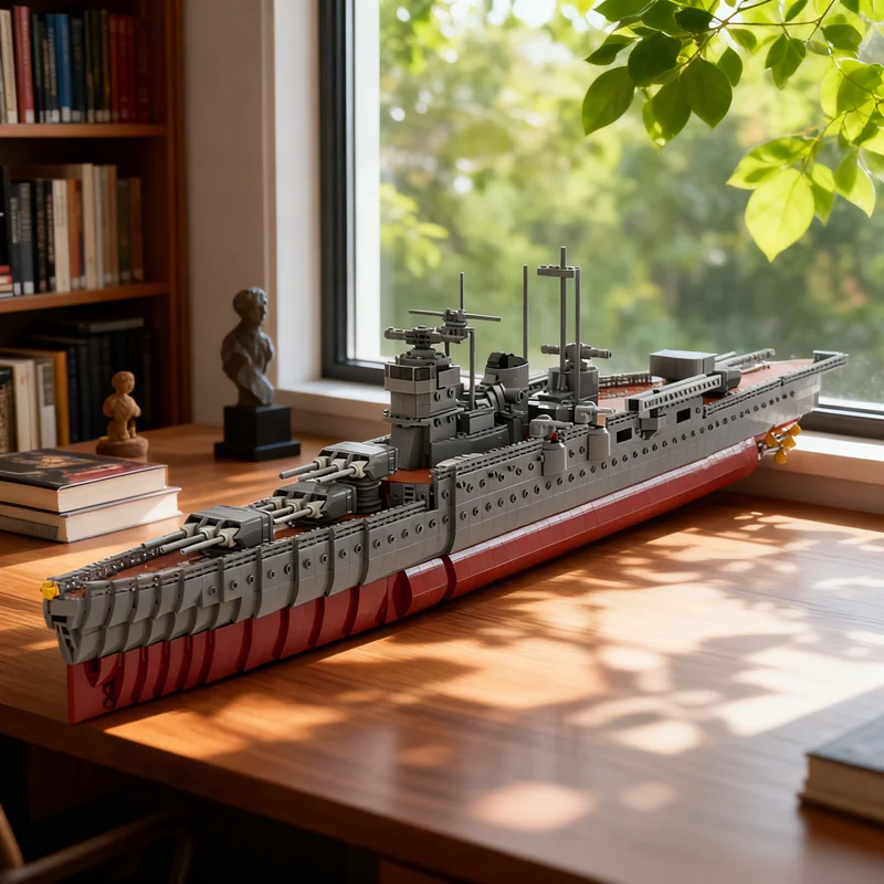 

2846pcs MOC Mogami Boat Model Building Blocks Architecture Christmas Gifts Toys Education Brick Assemble Creative Construction