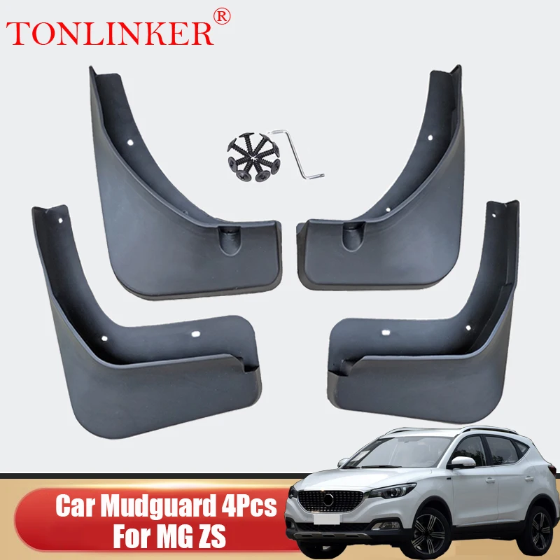 

TONLINKER Car Mudguard For MG ZS MGZS 2017-2022 Front Rear Mud Flaps Mudguards Splash Guards Fender Mudflaps 4Pcs Accessories