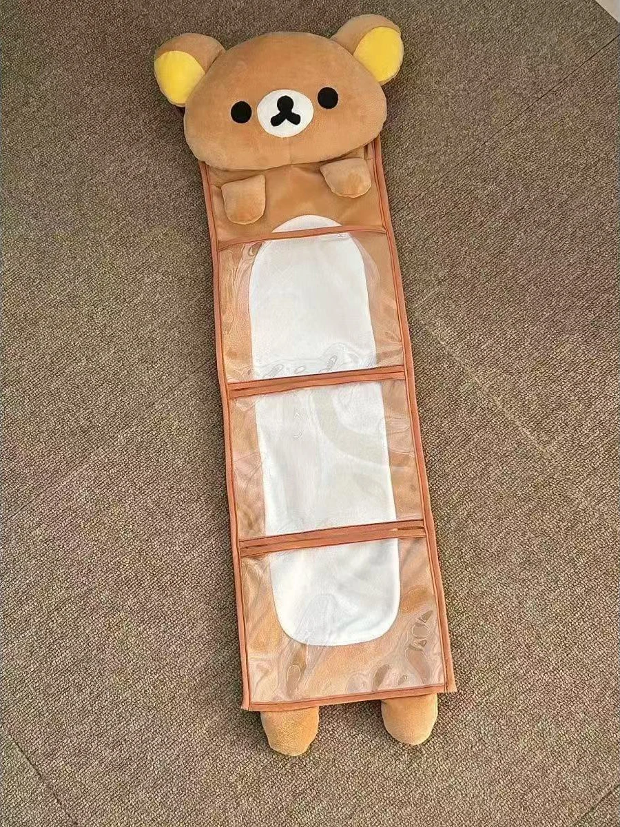 Kawaii Wall Hanging Storage Bag Cartoon Bear Door Hanging Bag Large Capacity Sundries Storage Bag Gifts Hanging Storage Bag