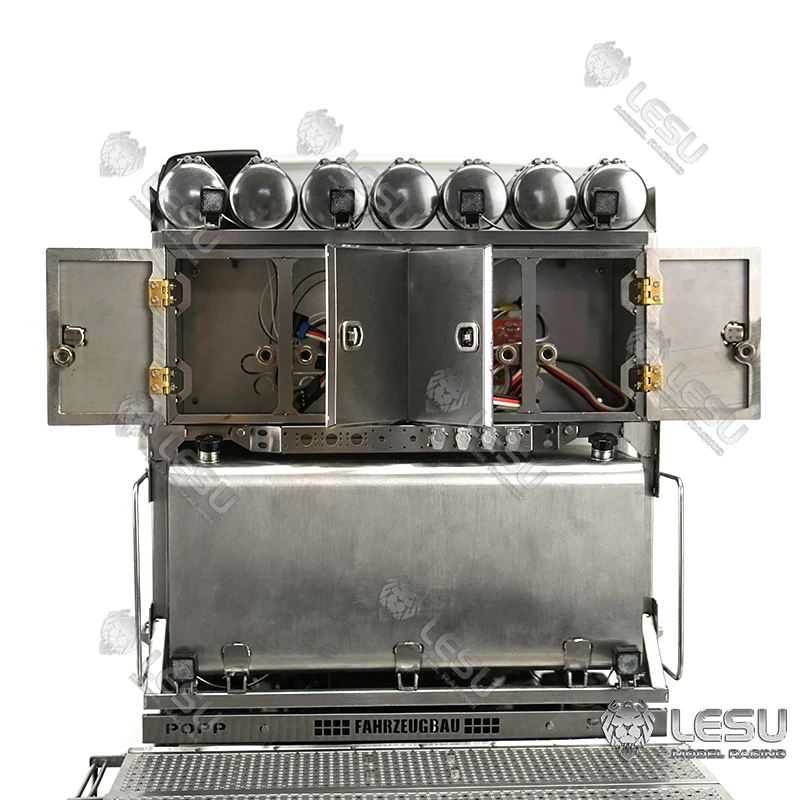 

Metal CNC Equipment Rack Toolbox for Tamiyaya RC 1/14 Tractor Truck Trailer Remote Control Toys Electric Car Th16598-SMT3