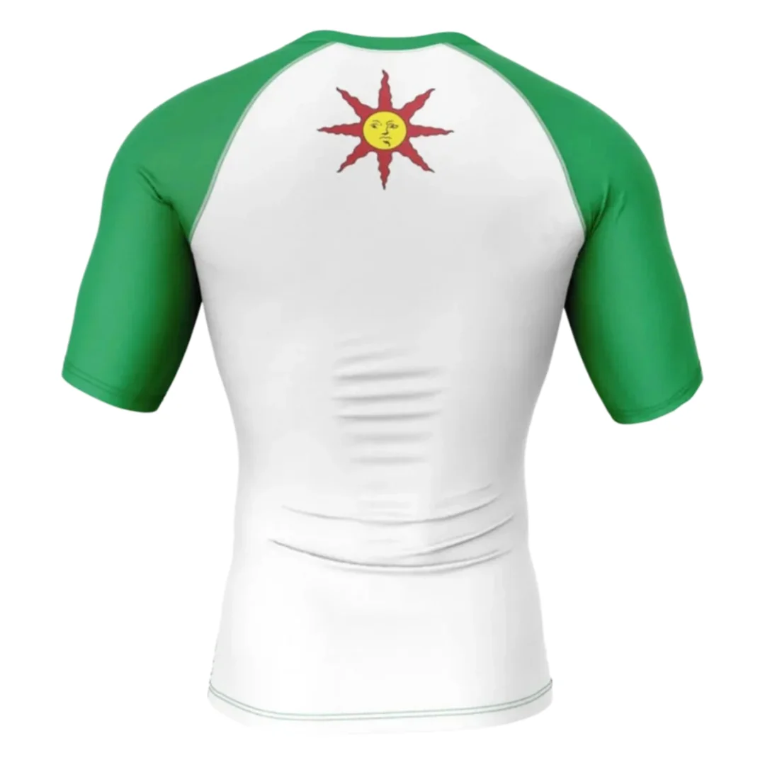 Bandai Dark Souls Warriors of Sunlight Solaire of Astora Rash Guard Adult Kids Compression T-Shirt Summer Quick-dry Lightweight