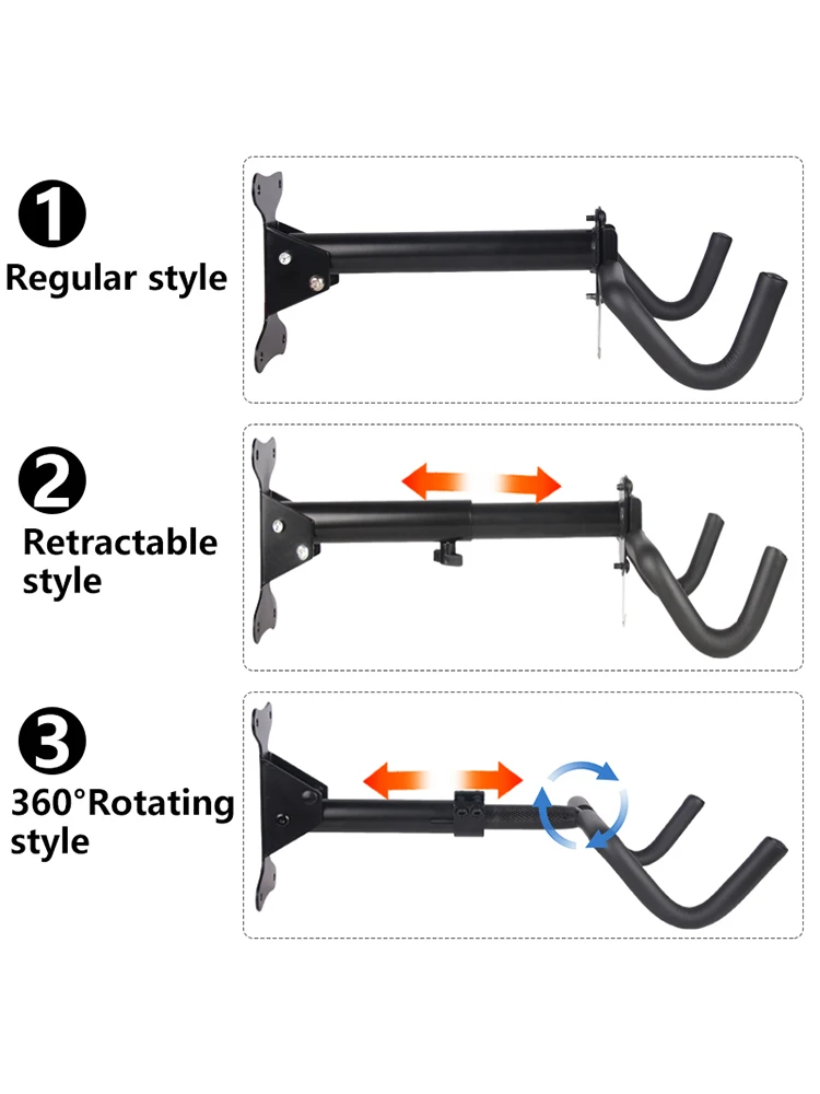 AliExpress Wall Beam Road Hanging Rack Kids Bike Scooter Hanger Optional Foldable Hook Adjustable Mount W/ Rim Bondage Belt